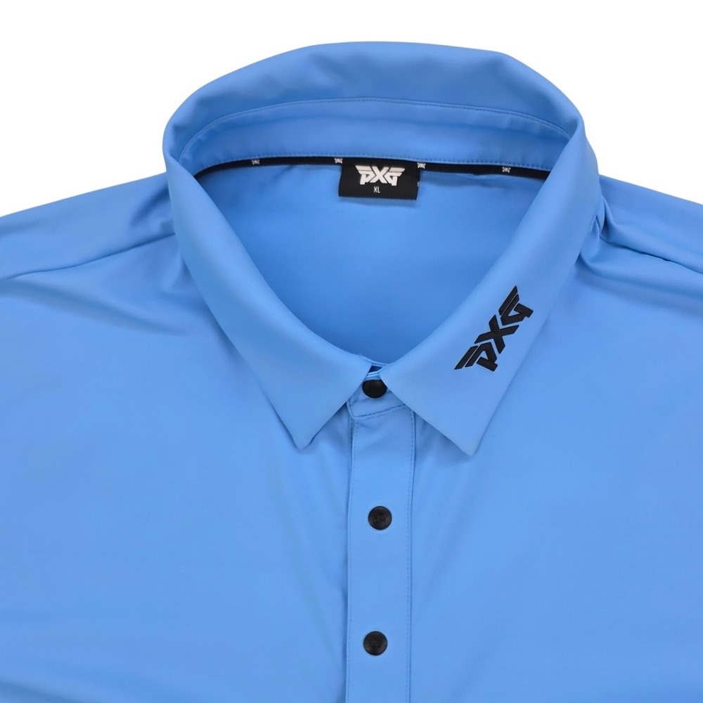 PXG Parsons Xtreme Golf Polo Mens XL Blue Short Sleeve Stretch Performance Shirt